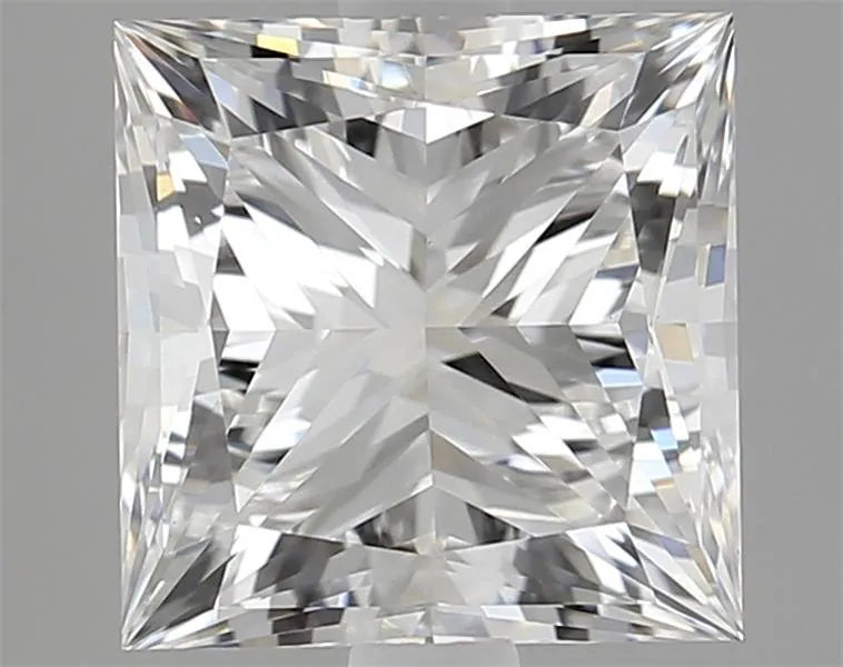 3.00ct Princess Lab Grown Diamond (Colour F, Clarity VVS2, Cut EX, IGI Certified)