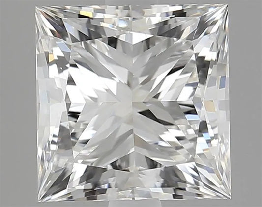 3.00ct Princess Lab Grown Diamond (Colour F, Clarity VVS2, Cut EX, IGI Certified)