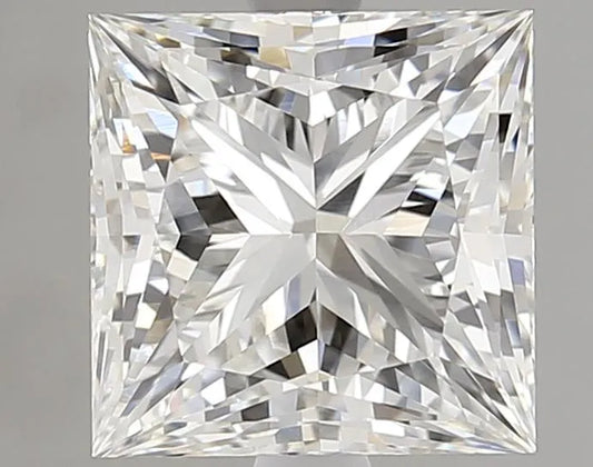 3.00ct Princess Lab Grown Diamond (Colour F, Clarity VVS2, IGI Certified)