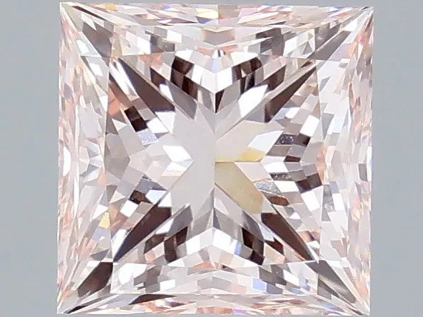 3.00ct Princess Lab Grown Diamond (Colour Fancy Intense Pink, Clarity VVS2, IGI Certified)