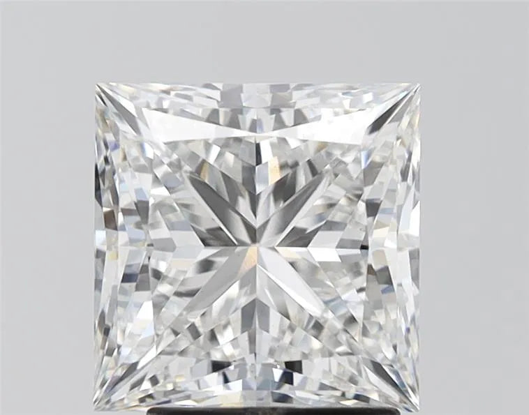 3.00ct Princess Lab Grown Diamond (Colour G, Clarity VS2, GIA Certified)