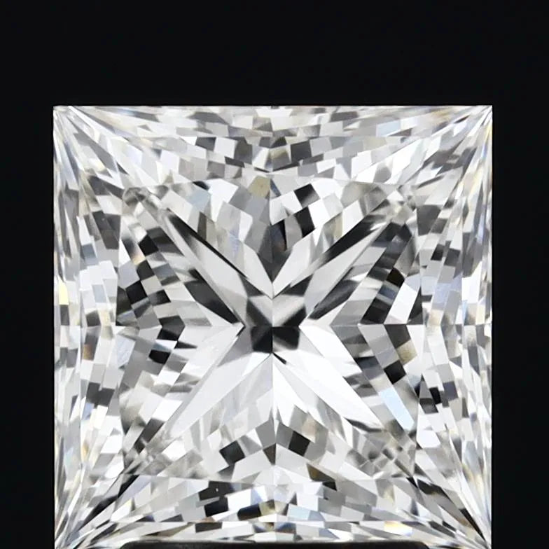 3.00ct Princess Lab Grown Diamond (Colour G, Clarity VVS2, IGI Certified)