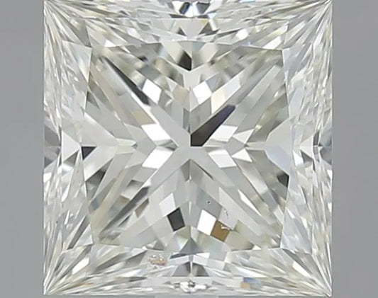 3.00ct Princess Natural Diamond (Colour L, Clarity SI2, Cut VG, GIA Certified)