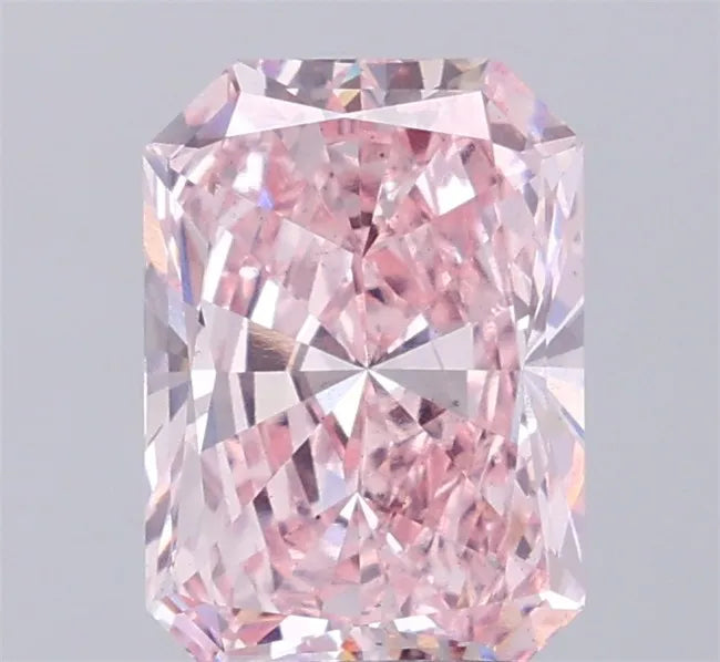 3.00ct Radiant Lab Grown Diamond (Colour Fancy Intense Pink, Clarity VS2, IGI Certified)