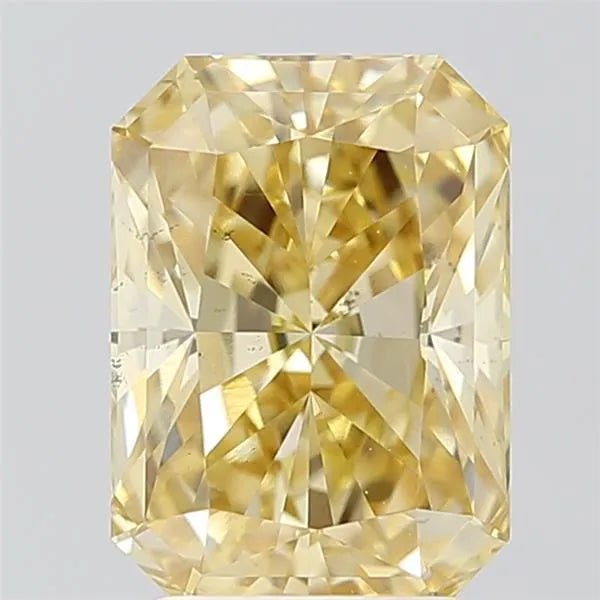 3.00ct Radiant Lab Grown Diamond (Colour Fancy Intense Yellow, Clarity SI1, IGI Certified)