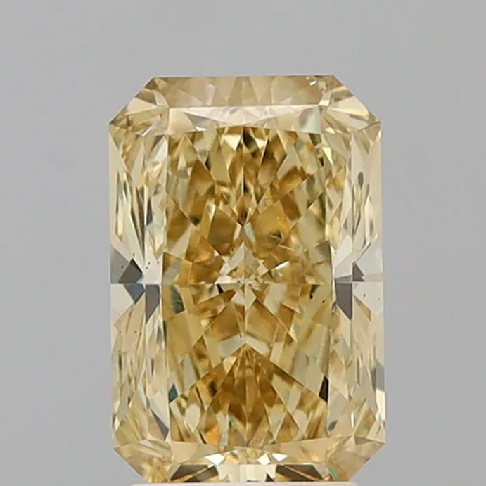 3.00ct Radiant Lab Grown Diamond (Colour Fancy Intense Yellow, Clarity VS2, IGI Certified)