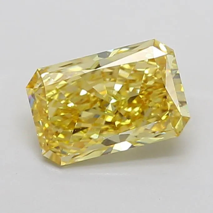 3.00ct Radiant Lab Grown Diamond (Colour Fancy Intense Yellow, Clarity VS2, IGI Certified)