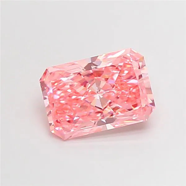 3.00ct Radiant Lab Grown Diamond (Colour Fancy Vivid Pink, Clarity VS1, IGI Certified)