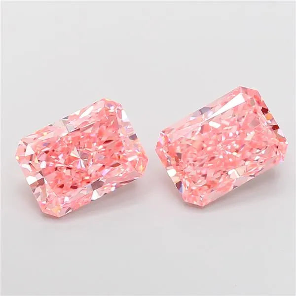 3.00ct Radiant Lab Grown Diamond (Colour Fancy Vivid Pink, Clarity VVS2, IGI Certified)