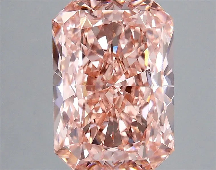 3.00ct Radiant Lab Grown Diamond (Colour Fancy Vivid Pink, Clarity VVS2, IGI Certified)