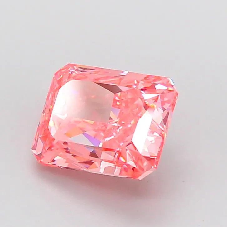 3.00ct Radiant Lab Grown Diamond (Colour Fancy Vivid Pink, Clarity VVS2, IGI Certified)