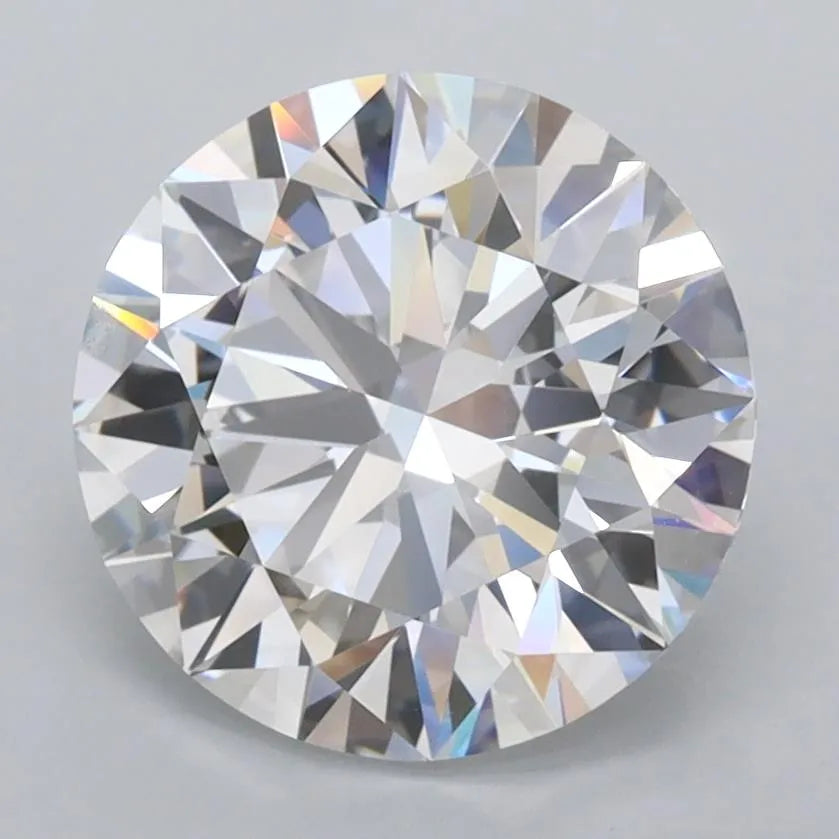 3.00ct Round Lab Grown Diamond (Colour D, Clarity FL, Cut ID, IGI Certified)