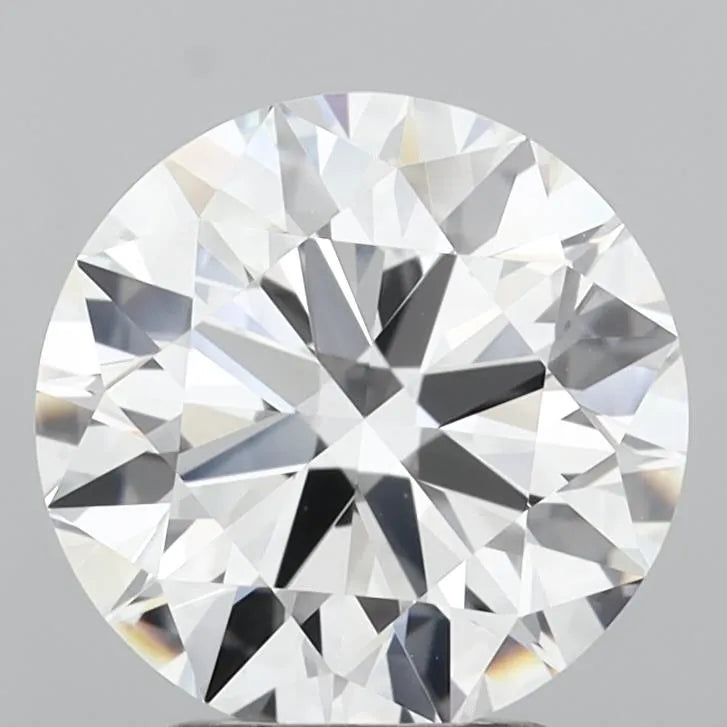 3.00ct Round Lab Grown Diamond (Colour D, Clarity VVS1, Cut ID, IGI Certified)