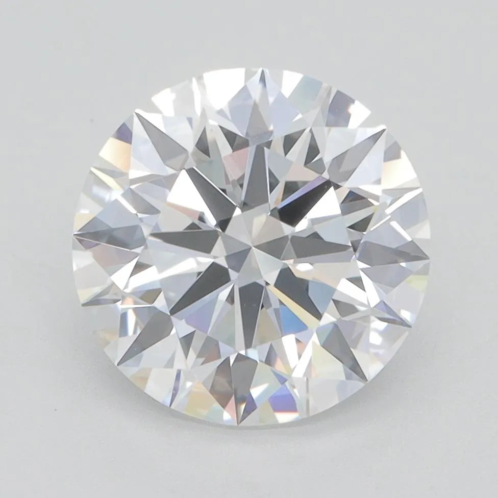 3.00ct Round Lab Grown Diamond (Colour D, Clarity VVS2, Cut EX, GIA Certified)