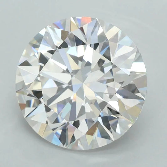 3.00ct Round Lab Grown Diamond (Colour E, Clarity IF, Cut ID, IGI Certified)