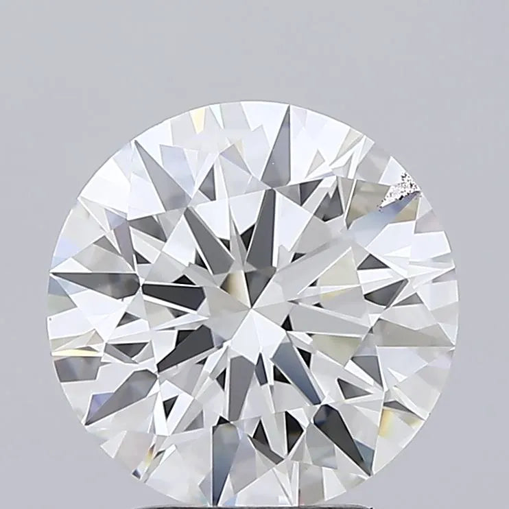 3.00ct Round Lab Grown Diamond (Colour F, Clarity VVS2, Cut ID, IGI Certified)