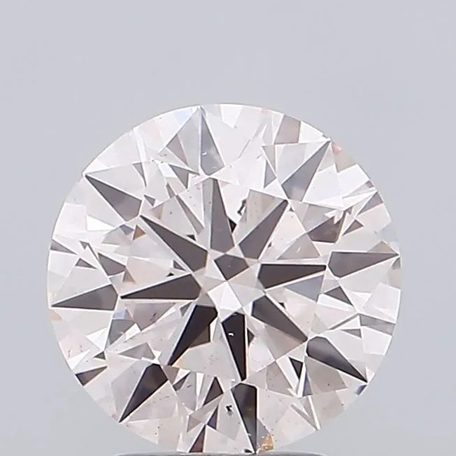 3.00ct Round Lab Grown Diamond (Colour Fancy Pink, Clarity VS2, Cut ID, IGI Certified)