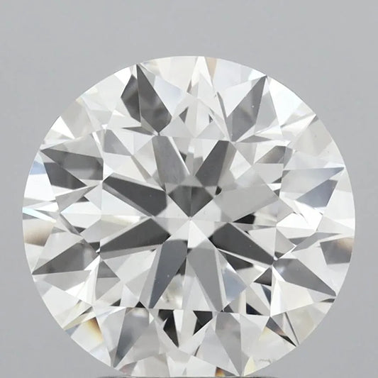 3.00ct Round Lab Grown Diamond (Colour G, Clarity VS2, Cut VG, IGI Certified)