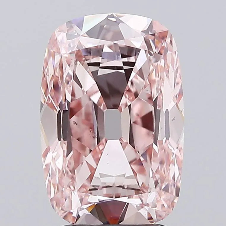 3.01ct Cushion brilliant Lab Grown Diamond (Colour Fancy Intense Pink, Clarity VS2, IGI Certified)