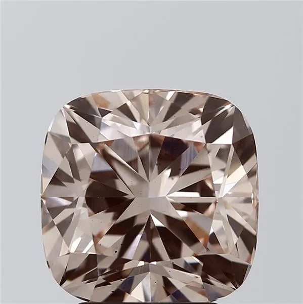 3.01ct Cushion modified Lab Grown Diamond (Colour Fancy Brownish Pink, Clarity VS2, IGI Certified)