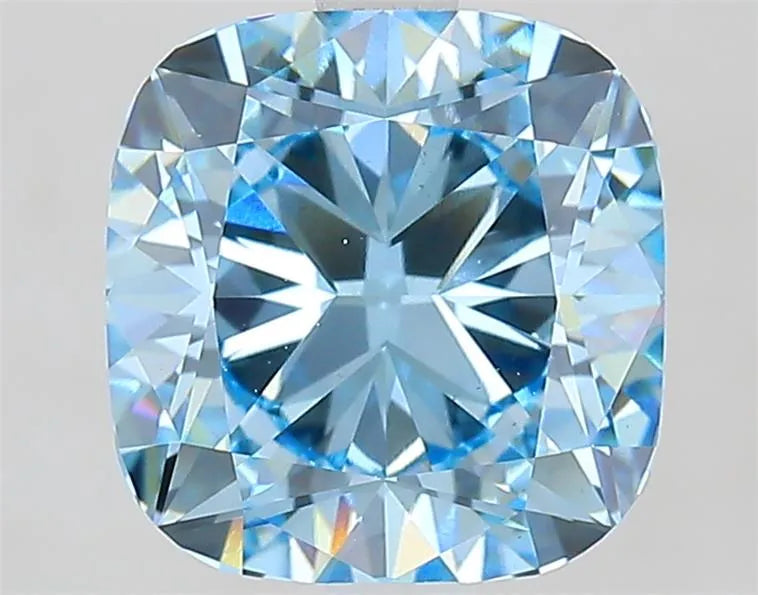 3.01ct Cushion modified Lab Grown Diamond (Colour Fancy Intense Blue, Clarity VS1, IGI Certified)