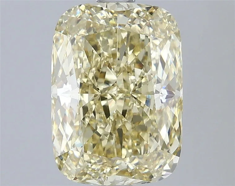 3.01ct Cushion modified Lab Grown Diamond (Colour Fancy Yellow, Clarity VVS2, IGI Certified)
