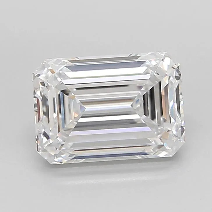3.01ct Emerald Lab Grown Diamond (Colour D, Clarity FL, IGI Certified)