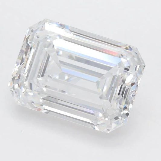 3.01ct Emerald Lab Grown Diamond (Colour E, Clarity VVS1, IGI Certified)