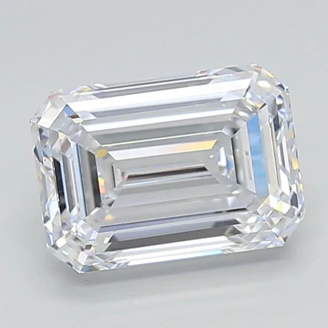 3.01ct Emerald Lab Grown Diamond (Colour E, Clarity VVS2, IGI Certified)