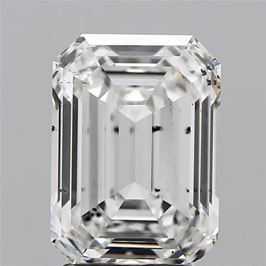 3.01ct Emerald Lab Grown Diamond (Colour F, Clarity SI2, IGI Certified)