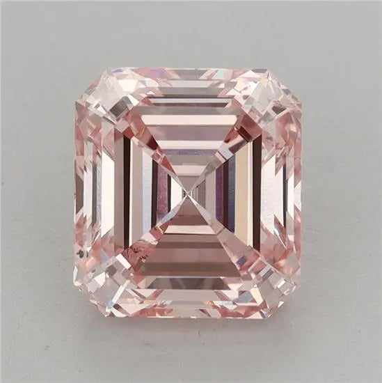 3.01ct Emerald Lab Grown Diamond (Colour Fancy Intense Pink, Clarity SI1, IGI Certified)