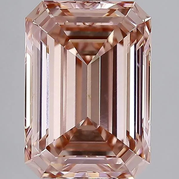 3.01ct Emerald Lab Grown Diamond (Colour Fancy Intense Pink, Clarity VS1, IGI Certified)