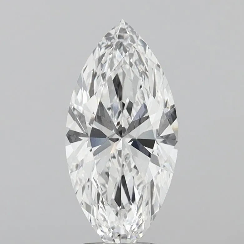 3.01ct Marquise Lab Grown Diamond (Colour D, Clarity VVS2, IGI Certified)