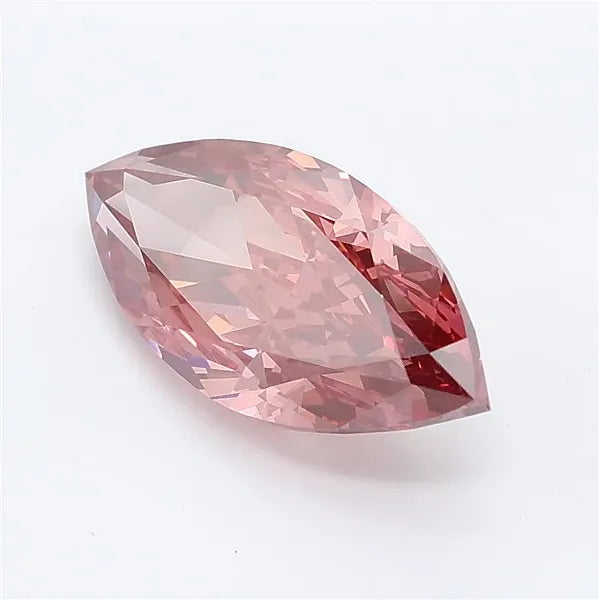 3.01ct Marquise Lab Grown Diamond (Colour Fancy Deep Pink, Clarity VVS2, IGI Certified)