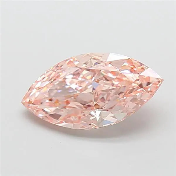3.01ct Marquise Lab Grown Diamond (Colour Fancy Intense Brownish Pink, Clarity VS1, IGI Certified)