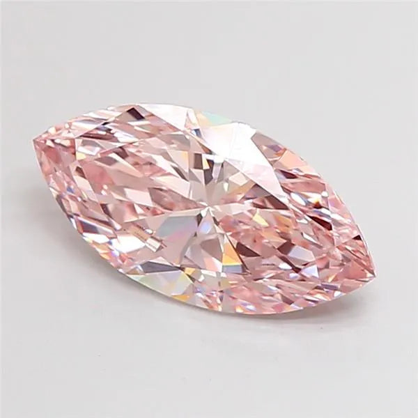 3.01ct Marquise Lab Grown Diamond (Colour Fancy Intense Pink, Clarity VS1, IGI Certified)