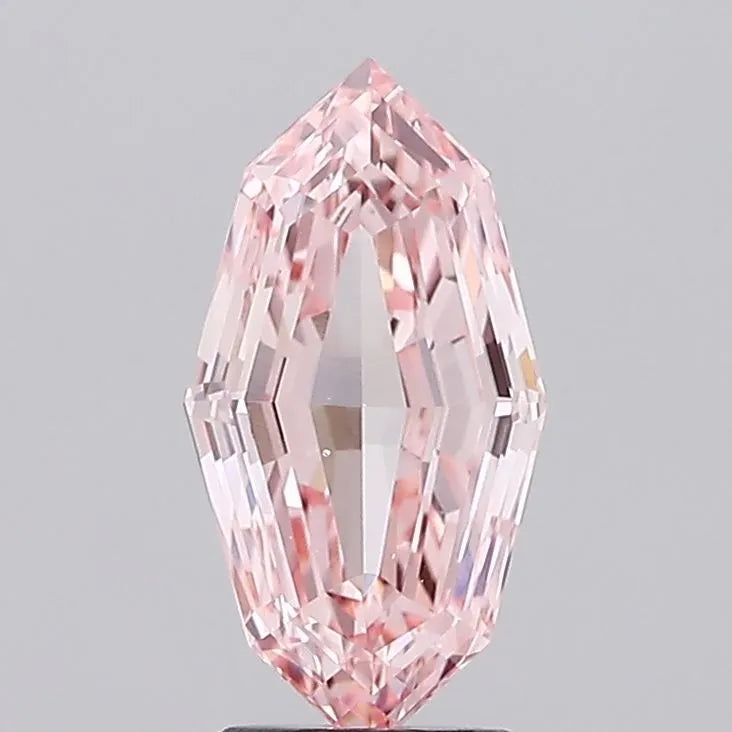 3.01ct Marquise Lab Grown Diamond (Colour Fancy Vivid Pink, Clarity VS1, IGI Certified)