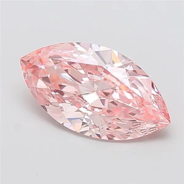 3.01ct Marquise Lab Grown Diamond (Colour Fancy Vivid Pink, Clarity VVS2, IGI Certified)