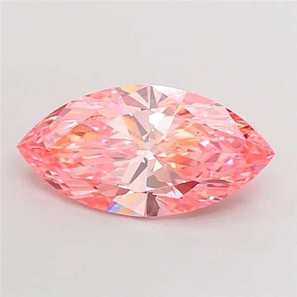 3.01ct Marquise Lab Grown Diamond (Colour Fancy Vivid Pink, Clarity VVS2, IGI Certified)