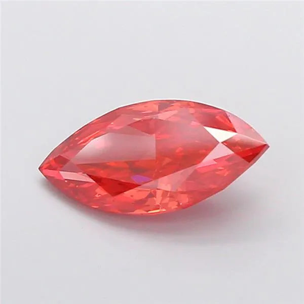 3.01ct Marquise Lab Grown Diamond (Colour Fancy Vivid Red, Clarity VS2, IGI Certified)