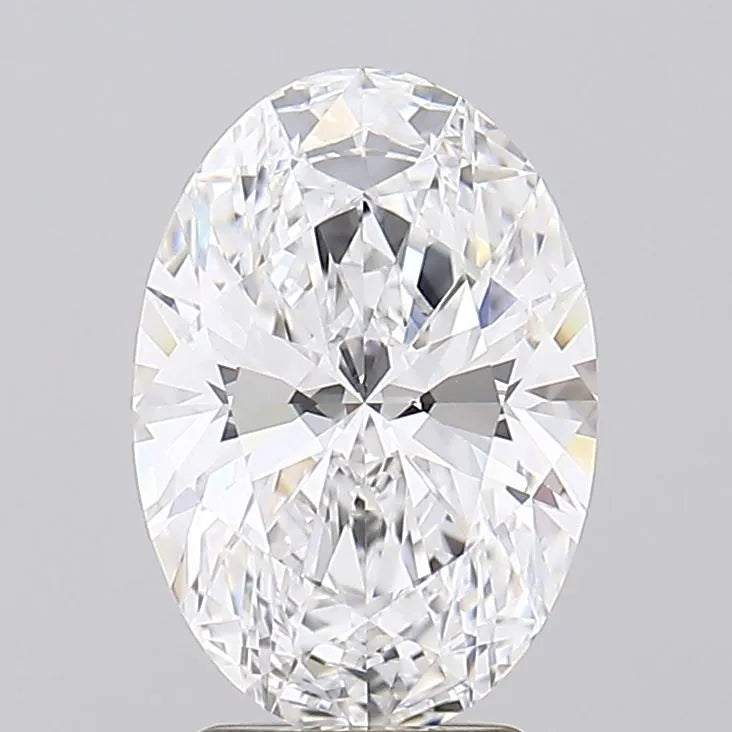 3.01ct Oval Lab Grown Diamond (Colour D, Clarity IF, IGI Certified)