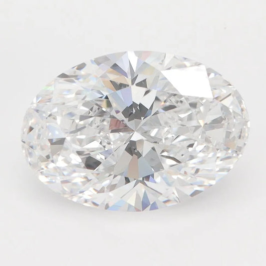 3.01ct Oval Lab Grown Diamond (Colour D, Clarity IF, IGI Certified)