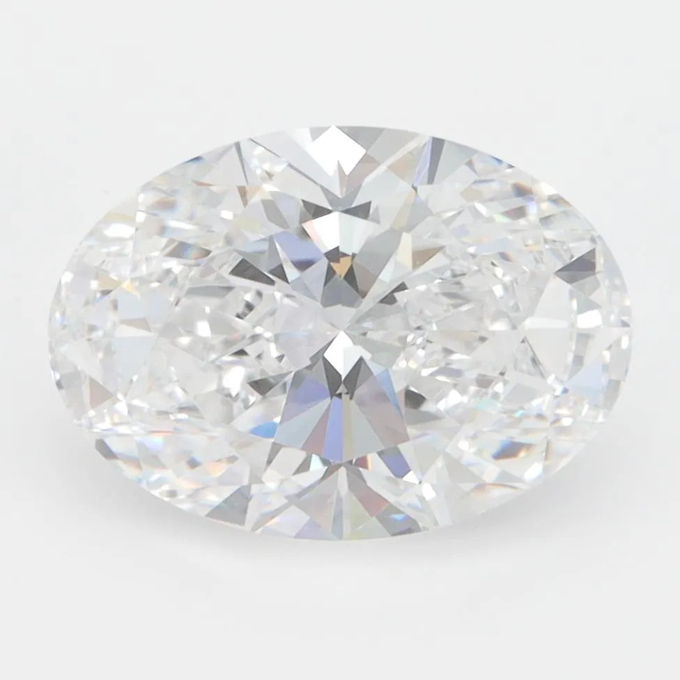 3.01ct Oval Lab Grown Diamond (Colour D, Clarity VVS2, GIA Certified)