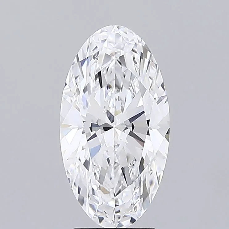3.01ct Oval Lab Grown Diamond (Colour D, Clarity VVS2, IGI Certified)