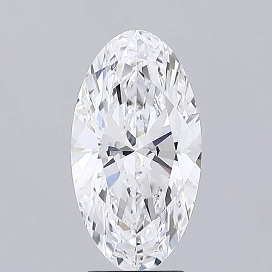 3.01ct Oval Lab Grown Diamond (Colour D, Clarity VVS2, IGI Certified)