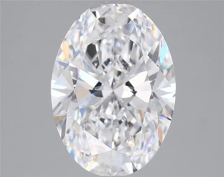 3.01ct Oval Lab Grown Diamond (Colour D, Clarity VVS2, IGI Certified)