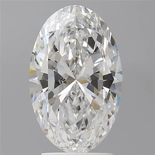3.01ct Oval Lab Grown Diamond (Colour D, Clarity VVS2, IGI Certified)