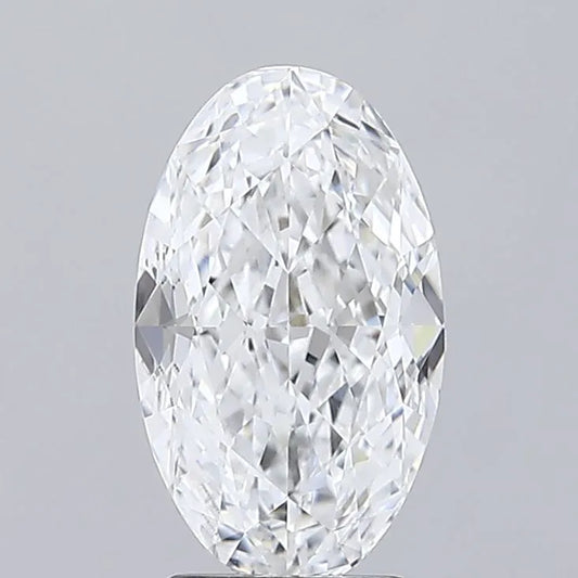 3.01ct Oval Lab Grown Diamond (Colour D, Clarity VVS2, IGI Certified)