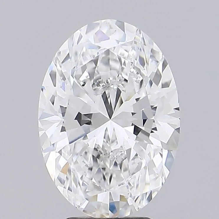 3.01ct Oval Lab Grown Diamond (Colour D, Clarity VVS2, IGI Certified)
