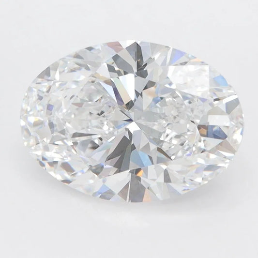 3.01ct Oval Lab Grown Diamond (Colour D, Clarity VVS2, IGI Certified)
